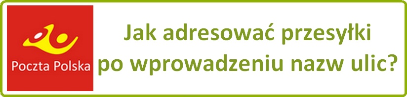 Jak adresować przesyłki po wprowadzeniu nazw ulic
